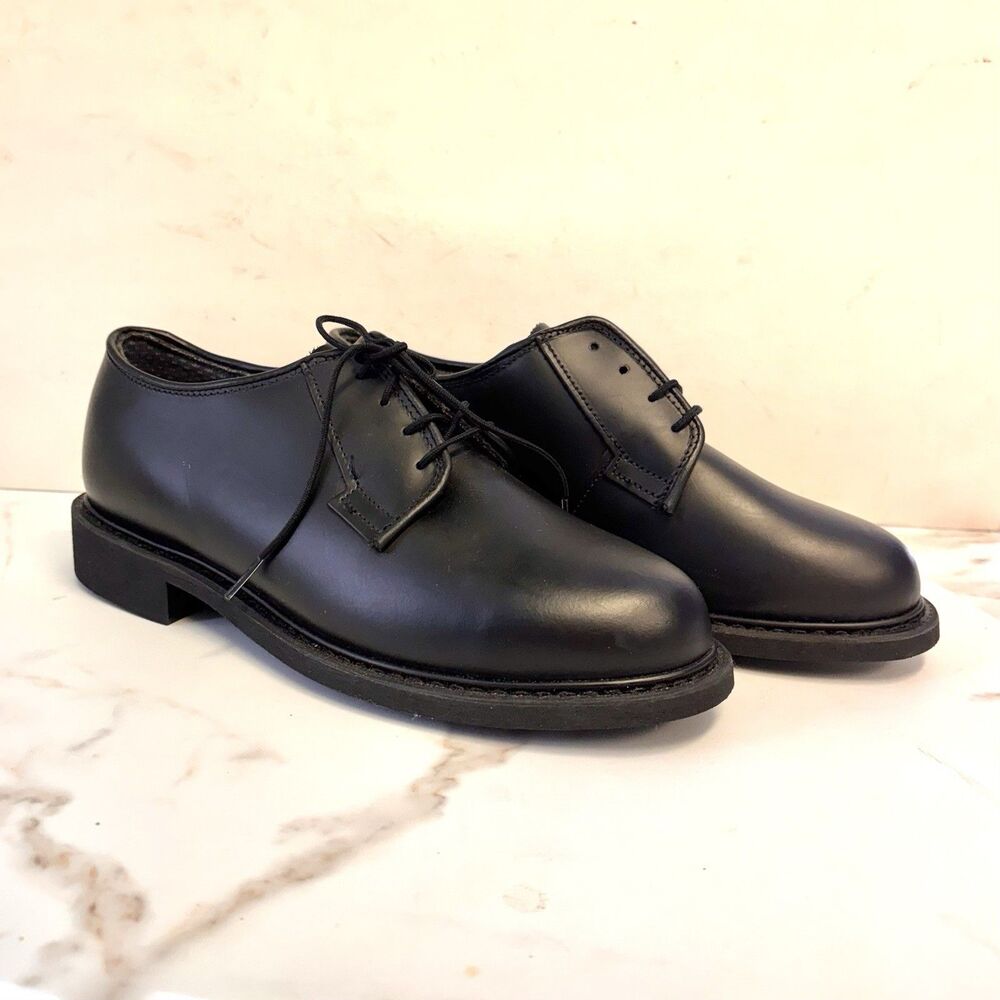 Bates Uniform Shoes E00769 Women's 7.5W Black Leather Oxford NWOT